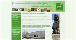 Desktop Screenshot of harzgranit.de